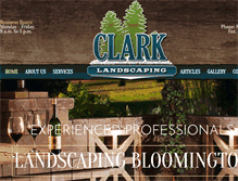 Tablet Screenshot of clarklawn-landscape.com